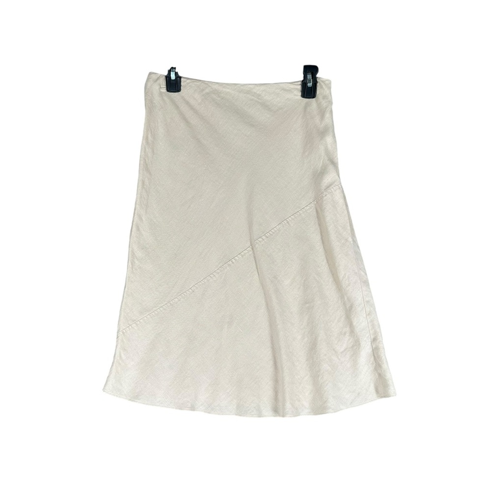 Banana Republic Cream A-Line Skirt